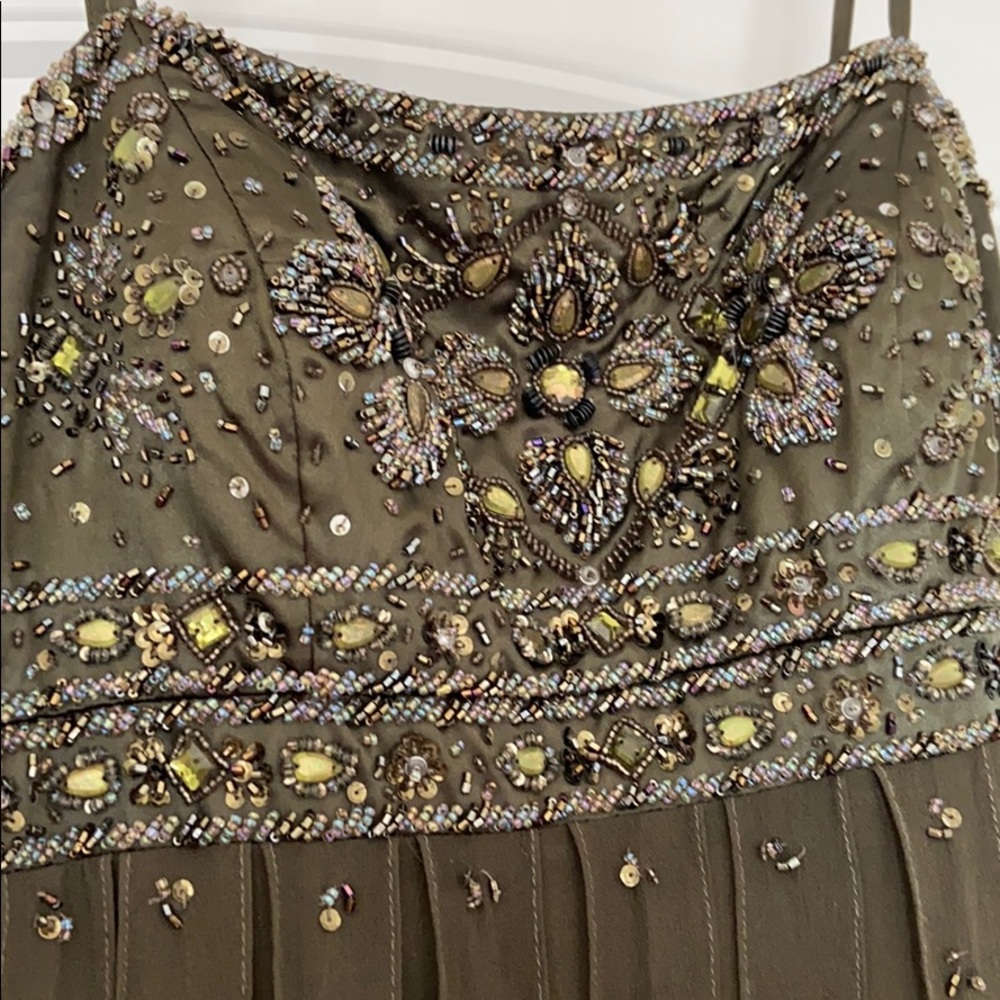 Olive Beaded Dress - Sue Wong Nocturne - Picture 2 of 11